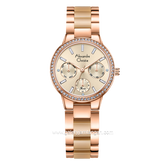 Alexandre Christie Passion AC 2A94 BF Rosegold Combinasi Gold Dual Tone Stainless Steel Acetate Strap